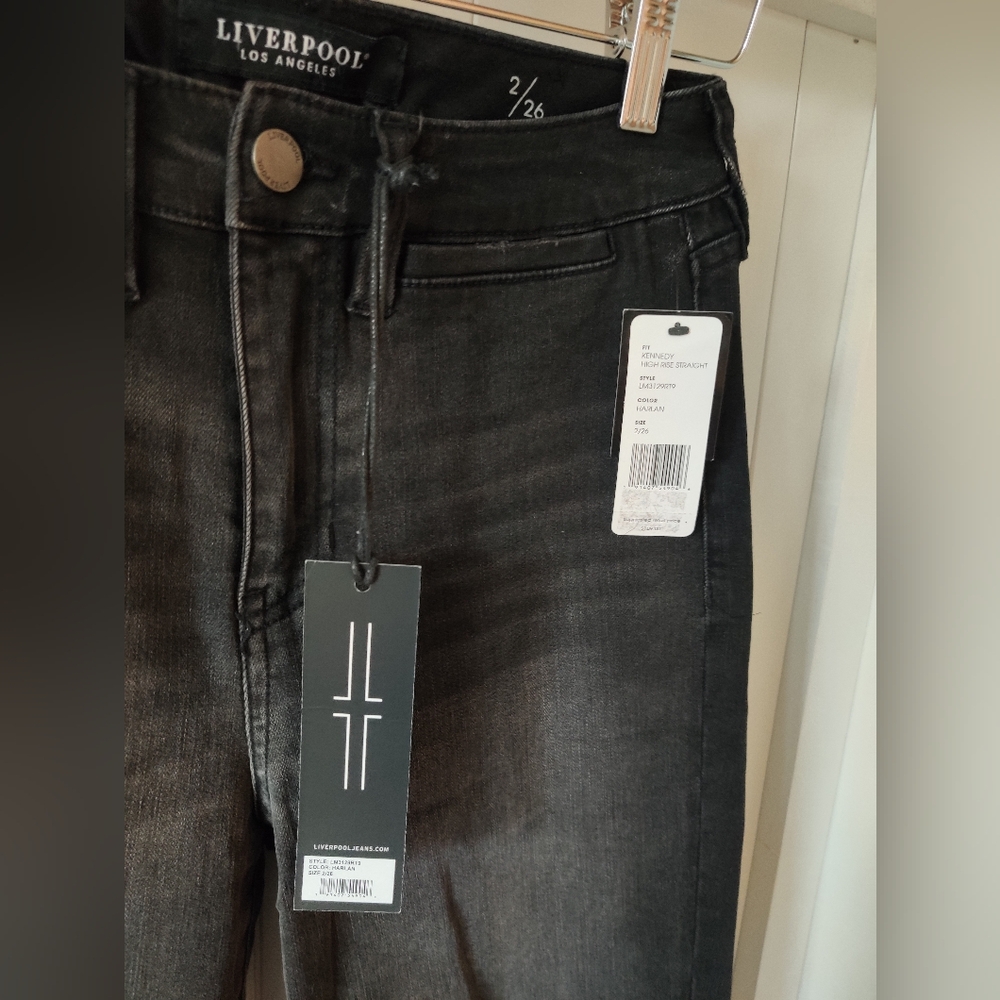 Liverpool Los Angeles Kennedy high-rise straight jeans